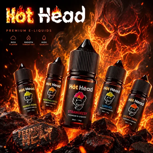 爆脾氣菸油商品主圖 爆脾氣煙油 Hot Head 30mL 38mg 尼古丁鹽商品主圖