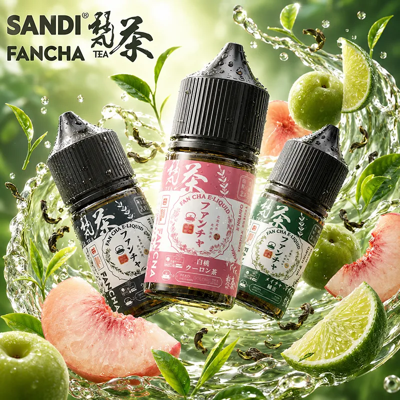 梵茶菸油 SANDI FANCHA 30mL 35mg 低甜茶香尼古丁鹽商品主圖