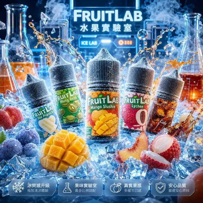 水果實驗室 FruitLab 菸油主圖 水果實驗室 FruitLab 30mL 30mg 菸油商品主圖