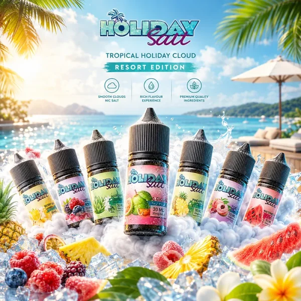 假日鹽 HOLIDAY SALT 菸油主圖 假日鹽 HOLIDAY SALT 30mL 35mg 菸油商品主圖