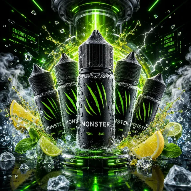 魔爪菸油 MONSTER 35mg 魔爪菸油 MONSTER 30mL 35mg 能量飲料尼古丁鹽主圖